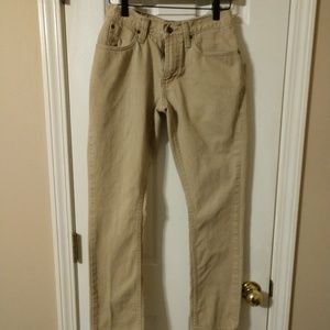 Freeworld khaki messenger skinny jeans